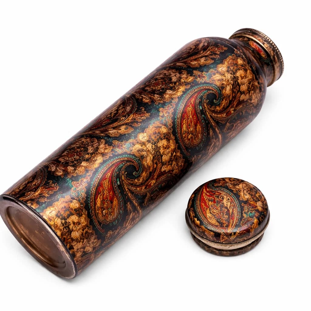 Brocade Ayurveda Copper Bottle Brocade Ayurveda Copper Bottle