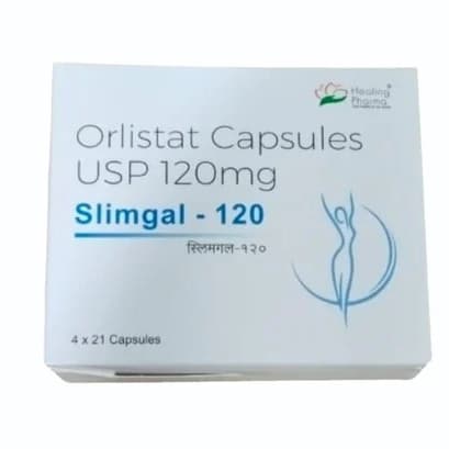 Slimgal SLIMGAL 120 mg Capsules | Slimgal Capsules for Weight Loss (Pack of 84 Capsules) product image